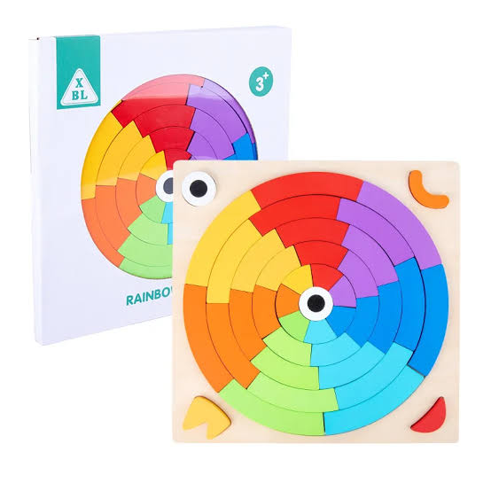 RAINBOW  ROUND PUZZLE