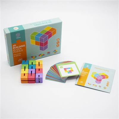 3D BUILDING BLOCK PUZZLE