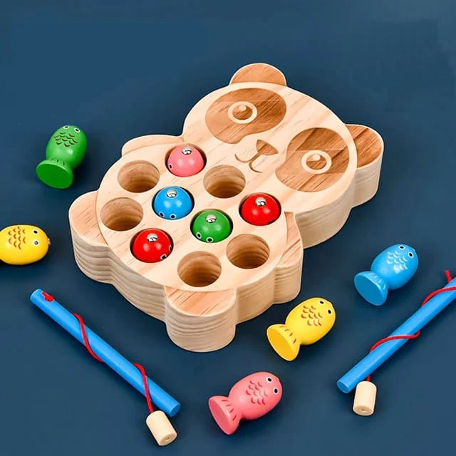 WOODEN FISHING GAME